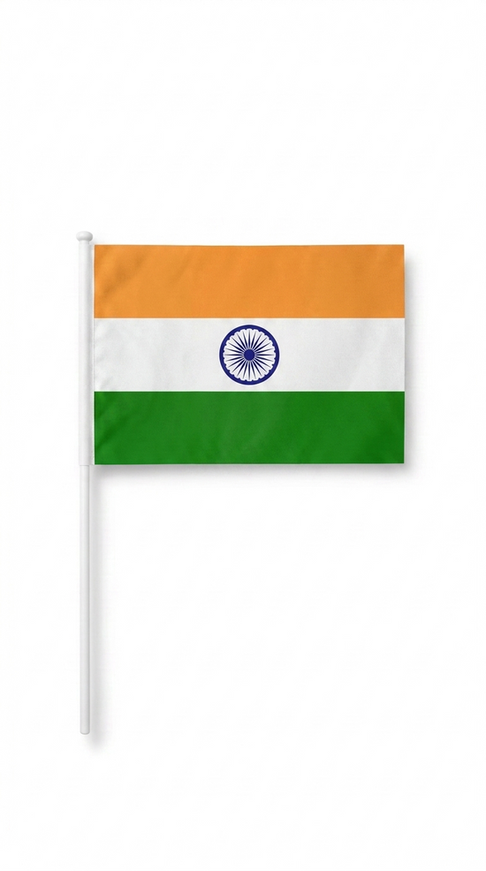 India Hand Flag (30 x 45 cm)