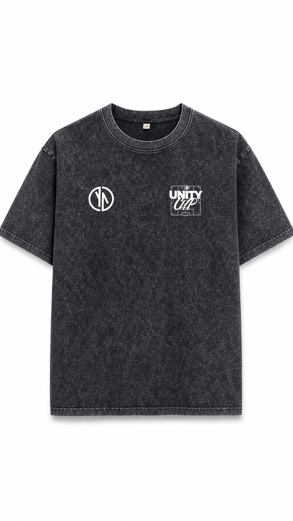 Unity Cup Black Acid Wash T-shirt