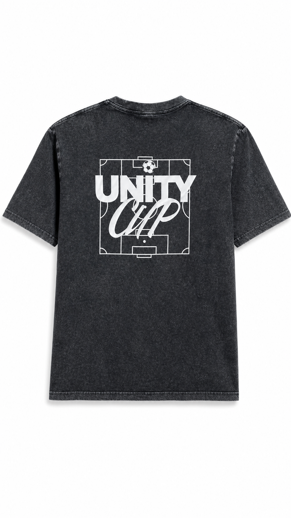 Unity Cup Black Acid Wash T-shirt