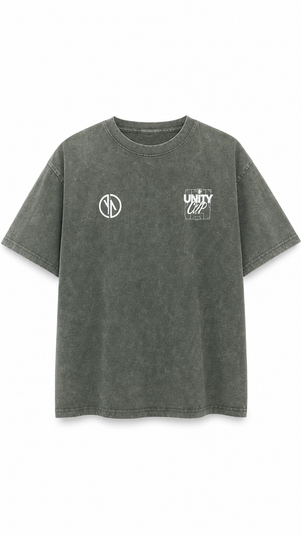Unity Cup Olive Acid Wash T-shirt